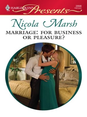 cover image of Marriage: For Business or Pleasure?